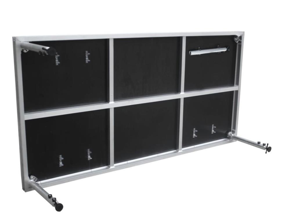 ¿Cuál es el papel del escenario de aluminio?