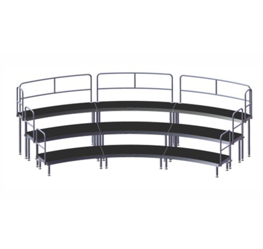 Elevadores de coro de aluminio duradero para escenario