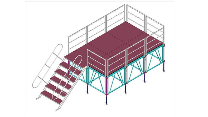 Montaje de escenario YSP2