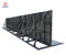 Barreras de seguridad para peatones de aluminio (soporte negro)