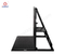 Barreras de seguridad para peatones de aluminio (soporte negro)