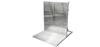 YB6 Barrera de choque de barricada plegable de aluminio de seguridad plegable (soporte 1*1,2*1,2 m)
