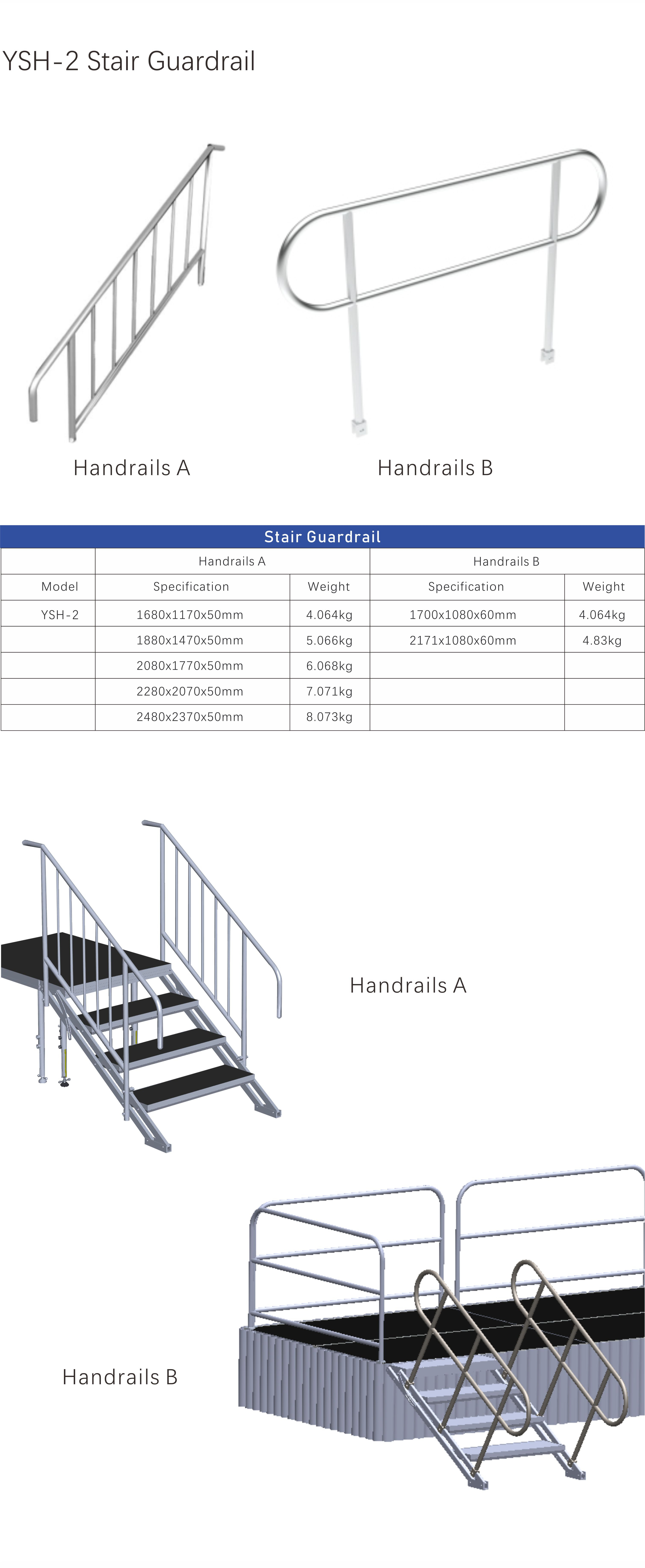Barandilla de escalera YSH-2