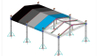 Truss cuadrado con espiga F54 de 520 mm