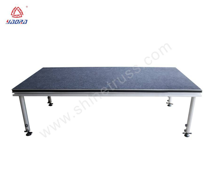 Plataforma de escenario portátil Quick DJ 1*2M