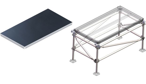 Plataforma de escenario de capas EZON-LYS YS8L